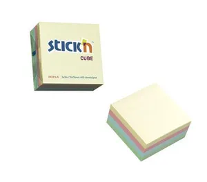 Öntapadó jegyzettömb Hopax Stick'n Pastel Notes 76 × 76 mm, 400 lap